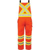 Salopette non doubl&eacute;e haute visibilit&eacute;, T-petit, Orange haute visibilit&eacute; Rideout Tool & Machine Inc.