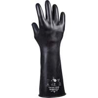 879 Acid-Resistant Gloves, Size Medium/8, 14" L, Butyl Rubber, 28-mil Rideout Tool & Machine Inc.
