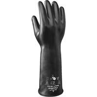 891 Chemical & Acid Resistant Gloves, Size Large/9, 14" L, Butyl Rubber/Viton&reg;, 28-mil Rideout Tool & Machine Inc.