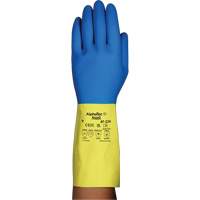Alphatec&reg; 87-224 Chemical-Resistant Gloves, Size 7, 12.8" L, Neoprene/Rubber Latex, Cotton/Flock-Lined Inner Lining, 26.8-mil Rideout Tool & Machine Inc.