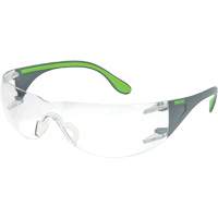 Adapt Lite Grey/Green Safety Glasses, Clear Lens, Anti-Fog/Anti-Scratch, ANSI Z87+/Meets/Exceeds CSA Z94.3 Rideout Tool & Machine Inc.