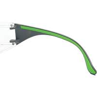 Adapt Lite Grey/Green Safety Glasses, Clear Lens, Anti-Fog/Anti-Scratch, ANSI Z87+/Meets/Exceeds CSA Z94.3 Rideout Tool & Machine Inc.