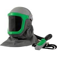 Z-Link Respirator with Safety Lens, FR Shoulder Cape, Breathing Tube & C40, Facepiece Respirator/Welding Helmet Rideout Tool & Machine Inc.