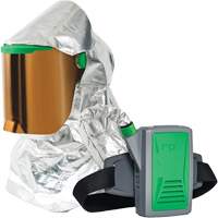 Z-Link Radiant Heat Respirator with Belt Mount & Blower, Facepiece Respirator/Headcover & Faceshield, Lithium-Ion Battery Rideout Tool & Machine Inc.