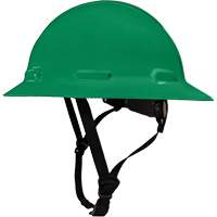 Casque de s&eacute;curit&eacute; &agrave; bordure compl&egrave;te LIDGUARD avec mentonni&egrave;re, R&eacute;pond aux normes CSA type 1, Suspension Rochet, Ventil&eacute; Rideout Tool & Machine Inc.