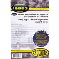 Bilingual Daily Log & Vehicle Inspection Report Book Rideout Tool & Machine Inc.