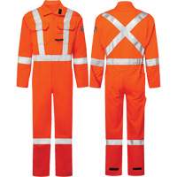 Combinaisons Avenger, 7 oz, Taille 36, Orange haute visibilit&eacute; Rideout Tool & Machine Inc.