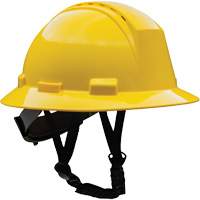 Kilimanjaro Full Brim Safety Helmet with HDPE Shell, Meets CSA Type 2, Ratchet Suspension, Vented Rideout Tool & Machine Inc.