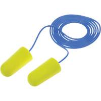 Bouchons d'oreilles n&eacute;on jaune E-A-Rsoft, Vrac - Sac en poly, Avec cordon Rideout Tool & Machine Inc.