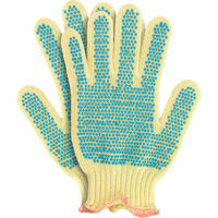 Knit Gloves with Dots, Size Small/7, 7 Gauge, PVC Coated, Kevlar<sup>®</sup> Shell, ANSI/ISEA 105 Level 2 SQ279 | Rideout Tool & Machine Inc.