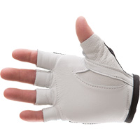 Anti-Impact Left-Hand Glove, X-Small, Goatskin/Split Leather Palm, Hook & Loop Cuff Rideout Tool & Machine Inc.
