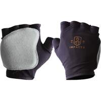 Anti-Impact Fingerless Right-Hand Glove, X-Small, Split Leather Palm, Slip-On Cuff Rideout Tool & Machine Inc.