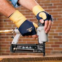 Gants de protection sup&eacute;rieure contre les impacts & les microtraumarismes r&eacute;p&eacute;t&eacute;s, main droite, Taille T-petit, Paume Cuir fleur Rideout Tool & Machine Inc.