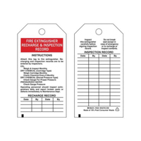 Inspection Record Tags, Polyester, 3" W x 5-3/4" H, English SX824 | Rideout Tool & Machine Inc.
