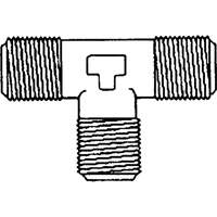 Raccords en T m&acirc;les, Laiton, 1/8" Rideout Tool & Machine Inc.