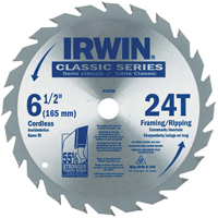 Contractor Saw Blades - Classic Series Saw Blades, 6-1/2", 24 Teeth, Wood Use TBO166 | Rideout Tool & Machine Inc.