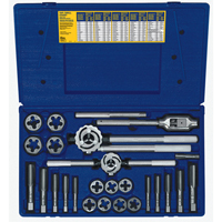 Hanson&reg; Metric Tap & Hex Die Set, 25 Pieces Rideout Tool & Machine Inc.