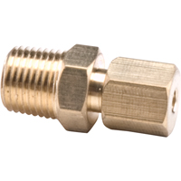 Compression Connectors - Tube to Male Pipe, 3/16" x 1/8" Rideout Tool & Machine Inc.