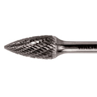 Fraise rotative conique &agrave; deux tranchants, SG-44, 1/8" dia., 1/8" Tige, 1/2" Prof. de la coupe Rideout Tool & Machine Inc.