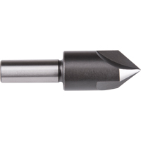 Straight Shank Countersink, 3/8", High Speed Steel, 60° Angle, 3 Flutes TCP928 | Rideout Tool & Machine Inc.