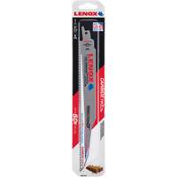 Demolition Reciprocating Saw Blade, Carbide, 6 TPI, 9" L x 1" W Rideout Tool & Machine Inc.