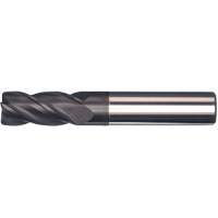 Unequal Helix End Mill, 1/2" Dia., 3" L, 4 Flutes, 1/2" Shank, Carbide Rideout Tool & Machine Inc.