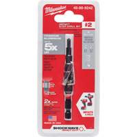 #2 Shockwave Impact Duty Step Drill Bit, 3/16" - 1/2" , 1/16" Increments, Titanium Rideout Tool & Machine Inc.