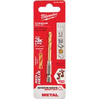 Shockwave Drill Bit, 11/64", Titanium, 1-3/32" Flute, 135° Point Rideout Tool & Machine Inc.