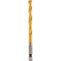 Shockwave Drill Bit, 1/4", Titanium, 2-15/32" Flute, 135° Point Rideout Tool & Machine Inc.