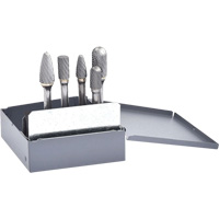 Jeu de fraises en carbure &agrave; double coupe, 5 morceaux Rideout Tool & Machine Inc.