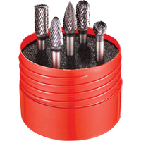Double Cut Rotary Burr Set, 5 Pieces TCS901 | Rideout Tool & Machine Inc.