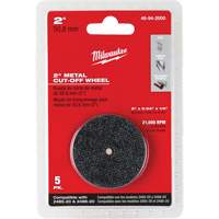 M12 Fuel Right Angle Die Grinder Cut-Off Wheels, 2" x 0.04", 1/4" Arbor, Type 1, Aluminum Oxide, 21000 RPM Rideout Tool & Machine Inc.