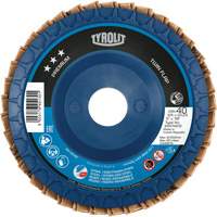 Twin Flap Disc, 5" x 7/8", Type 27, 40 Grit, Ceramic/Zirconia Alumina Rideout Tool & Machine Inc.