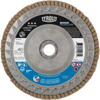 Long Life C-Trim Flap Disc, 4-1/2" x 5/8"-11, Type 27, 40 Grit, Zirconia Alumina Rideout Tool & Machine Inc.
