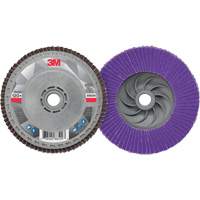 769F Quick Change Flap Disc, 4-1/2" x 5/8"-11, Type 27, 120+ Grit, Ceramic TCT546 | Rideout Tool & Machine Inc.