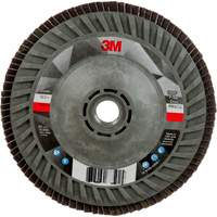 Disque &agrave; lamelles &agrave; changement rapide 769F, 5" x 5/8"-11, Type 27, Grain 120+, C&eacute;ramique Rideout Tool & Machine Inc.