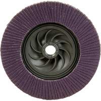 Disque &agrave; lamelles &agrave; changement rapide 769F, 5" x 5/8"-11, Type 27, Grain 120+, C&eacute;ramique Rideout Tool & Machine Inc.
