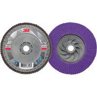769F Quick Change Flap Disc, 4-1/2" x 5/8"-11, Type 29, 120+ Grit, Ceramic TCT548 | Rideout Tool & Machine Inc.