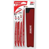 Ensemble de lames de scie alternative pour la coupe/d&eacute;molition du bois avec clous Rideout Tool & Machine Inc.