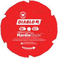 Lame de scie &agrave; d&eacute;couper HardieBlade, 10", 6 dents, Pour B&eacute;ton de fibre Rideout Tool & Machine Inc.