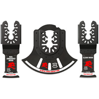 Jeu de lames oscillantes bi-metal de taille universelle 3mcx Rideout Tool & Machine Inc.