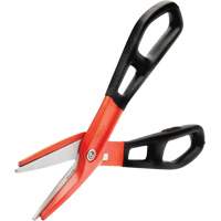 13" Serrated Aluminum Tinner Snip with Dipped Handle, 3" Cut Length, Straight Cut Rideout Tool & Machine Inc.