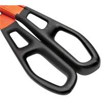 13" Serrated Aluminum Tinner Snip with Dipped Handle, 3" Cut Length, Straight Cut Rideout Tool & Machine Inc.