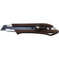 Ratchet Lock Knife, 18 mm, Wood Handle Rideout Tool & Machine Inc.