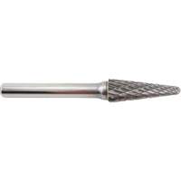 Fraise en carbure conique &agrave; coupe agressive, 3/8" dia., 1/4" Tige, 1-1/16" Prof. de la coupe Rideout Tool & Machine Inc.