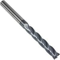 S237 30° Extra Long Square End Mill, 1/8" Dia., 3" L, 4 Flutes, 1/8" Shank, Carbide Rideout Tool & Machine Inc.
