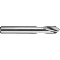 Spotting Drill, Bright, Regular Length, 1/4", High Speed Steel, 90° Point Rideout Tool & Machine Inc.