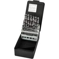 Stub Length Drill Bit Set, 29 Pieces, High Speed Steel Rideout Tool & Machine Inc.