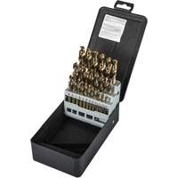 Heavy-duty Screw Machine Drill Bit Set, 29 Pieces, High Speed Cobalt Rideout Tool & Machine Inc.