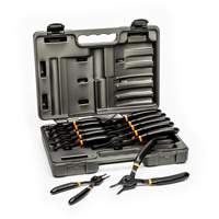 Jeu de pinces transformables &agrave; anneau &agrave; ressort et bec fixe 12 mcx Rideout Tool & Machine Inc.